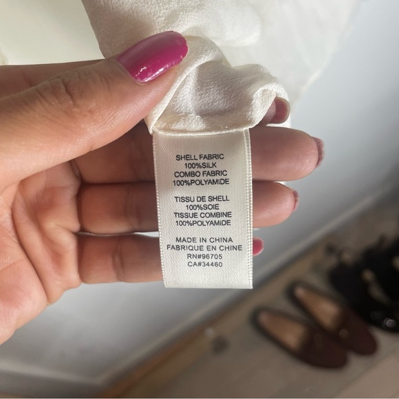 NWT Rebecca Taylor Cream Lace Blouse - Picture 5 of 5